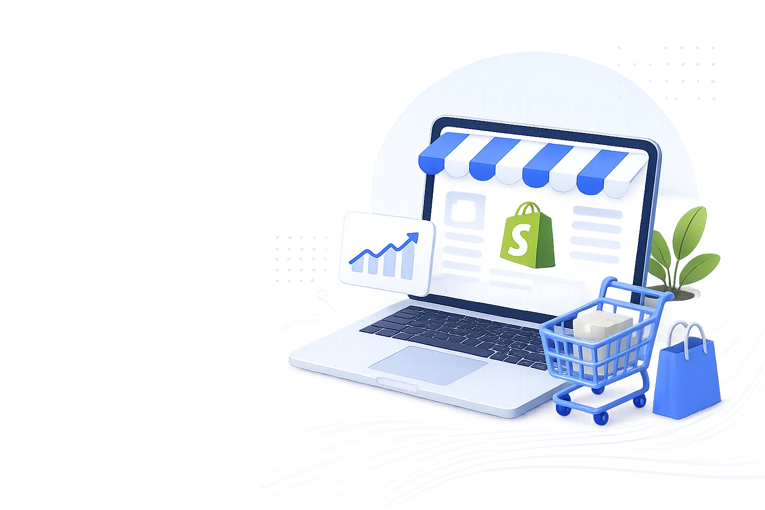 Shopify Store Illustration