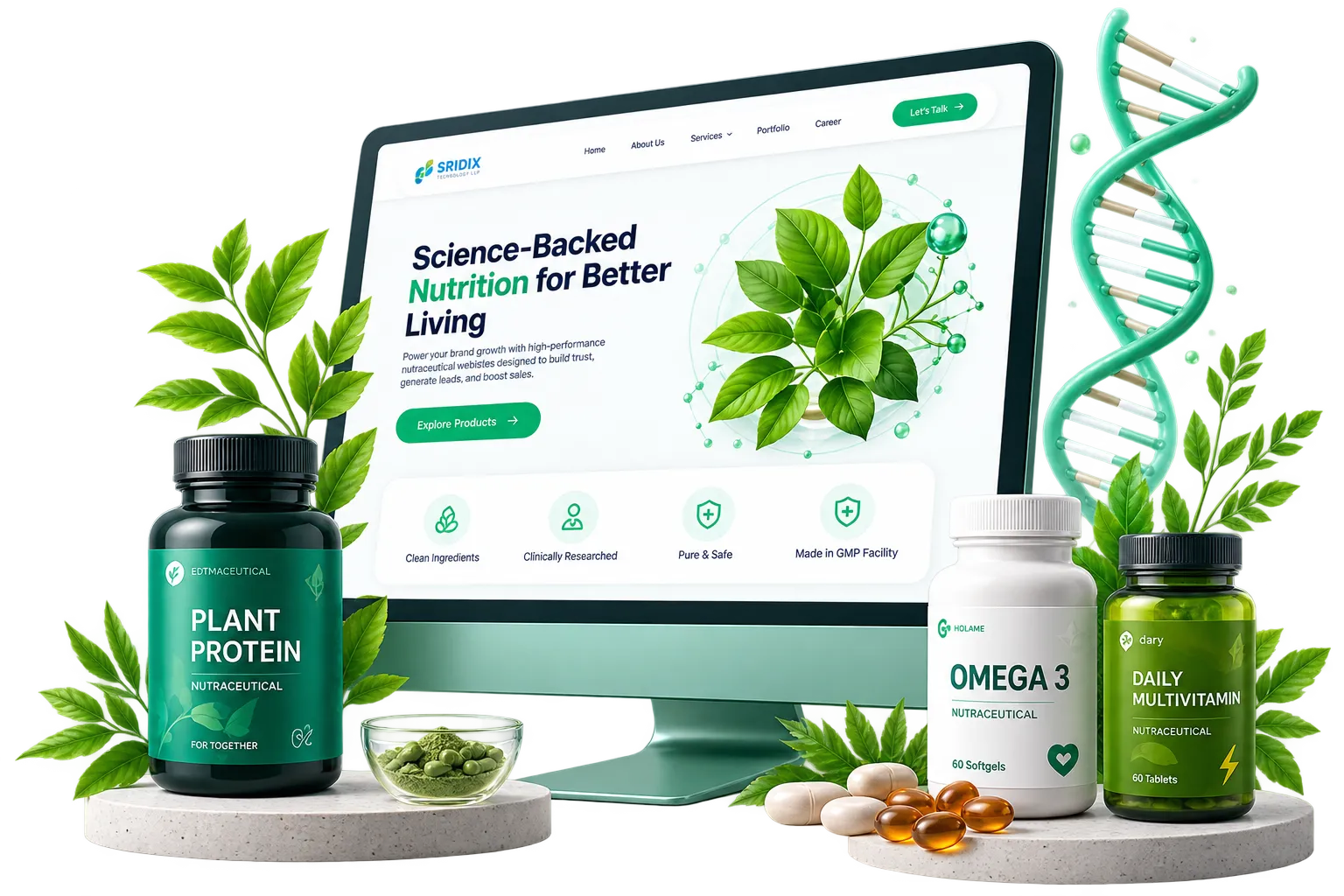 Nutraceutical Website Development
