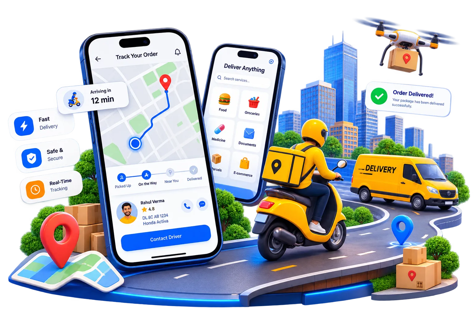 Custom Delivery App Platform