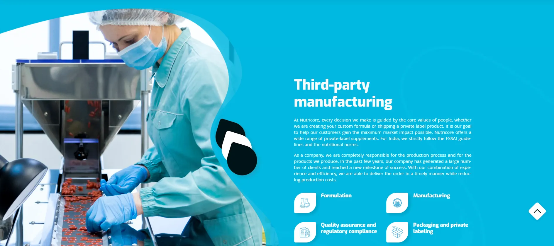 Nutricore Biosciences Case Study UI 2