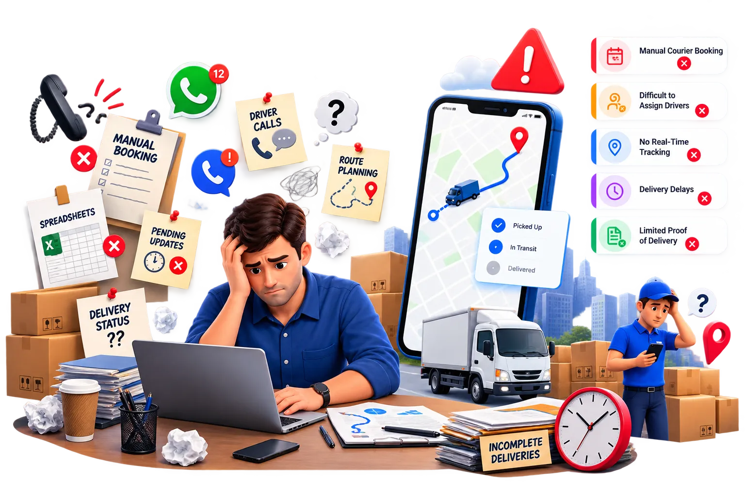 Disconnected Courier Operations