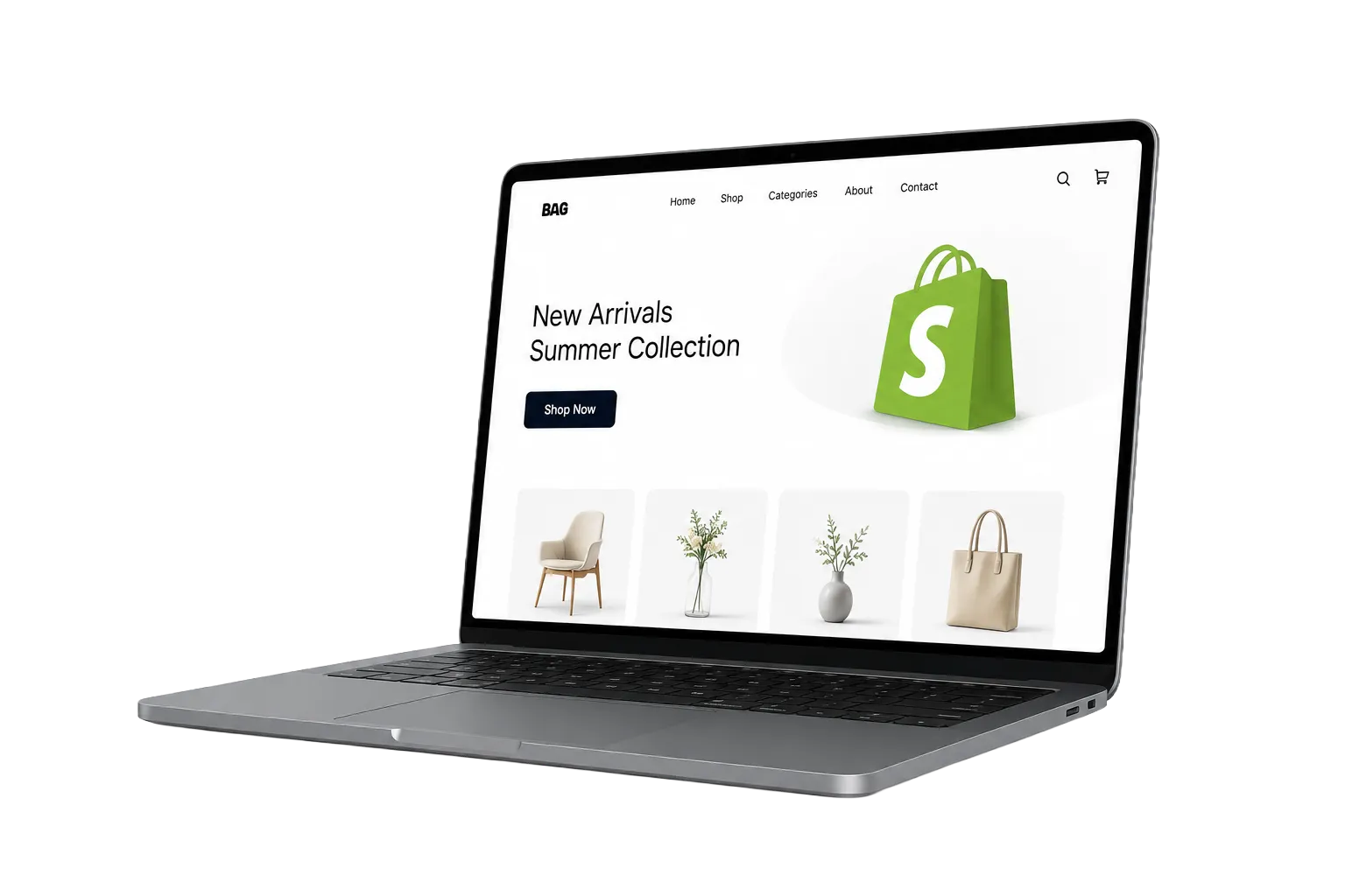 Shopify Store Mockup